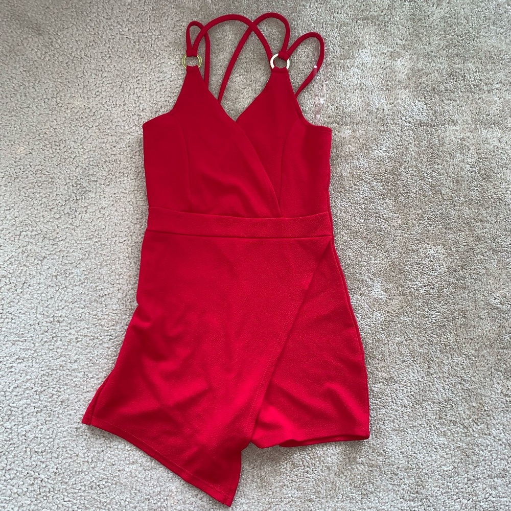 Red romper
